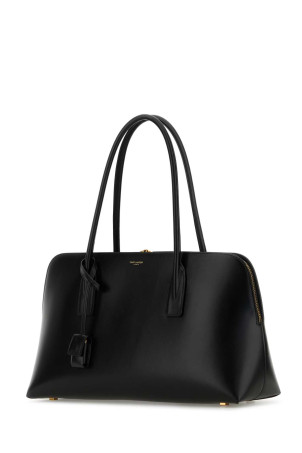 Black leather shopping bag Black SAINT LAURENT (8198272ZA0W) Black leather shopping bag Black SAINT LAURENT (8198272ZA0W)