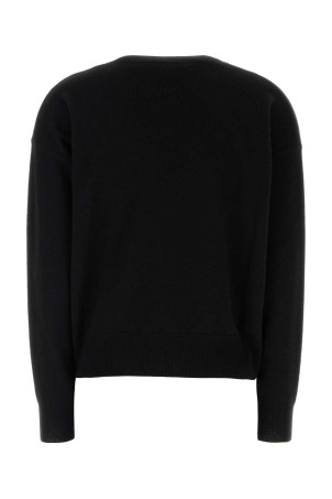 Black stretch wool blend sweater VERSACE (10172531A11287)