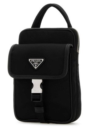 Black Re-Nylon phone case Black PRADA (2ZH1942DMH) Black Re-Nylon phone case Black PRADA (2ZH1942DMH)