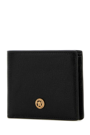 Чорний шкіряний гаманець VERSACE (DPU24631A10544) Чорний шкіряний гаманець VERSACE (DPU24631A10544)