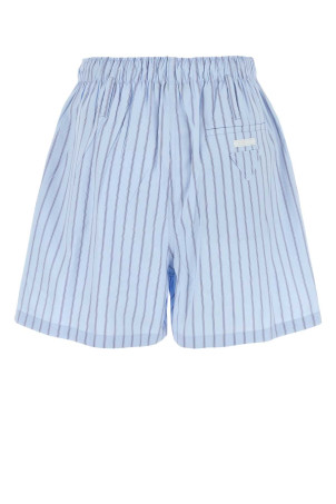 Embroidered poplin shorts PRADA (P252JSOOO17FL) Embroidered poplin shorts PRADA (P252JSOOO17FL)