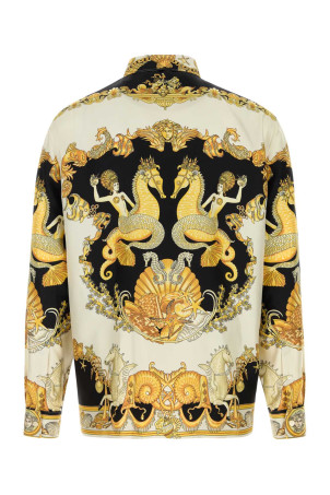 Printed silk shirt VERSACE (10194381A14567) Printed silk shirt VERSACE (10194381A14567)