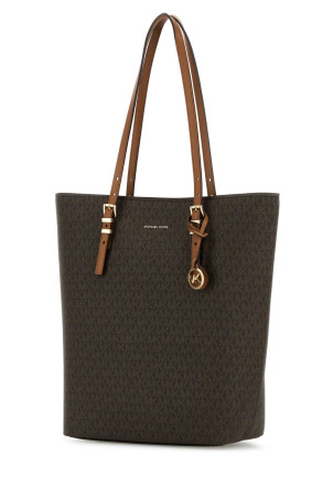 Большая сумка для покупок Quinn с принтом на холсте, коричневая MICHAEL BY MICHAEL KORS (30S5GQNT3B) Большая сумка для покупок Quinn с принтом на холсте, коричневая MICHAEL BY MICHAEL KORS (30S5GQNT3B)