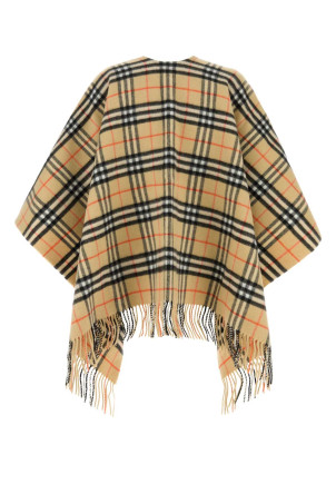 Вишита накидка з вовняної суміші BURBERRY (8102992) Вишита накидка з вовняної суміші BURBERRY (8102992)