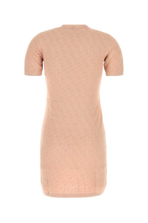 Pink cotton blend dress FENDI (FZDD61AUZR) Pink cotton blend dress FENDI (FZDD61AUZR)