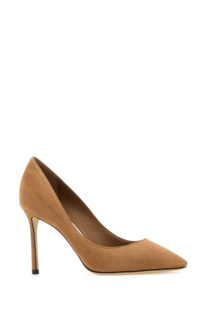 Camel suede Romy 85 pumps JIMMY CHOO (ROMY85KDU) Camel suede Romy 85 pumps JIMMY CHOO (ROMY85KDU)