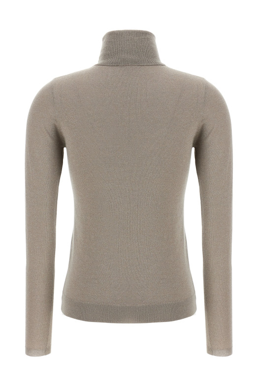 'Sparkling' turtleneck sweater Beige 'Sparkling' turtleneck sweater Beige