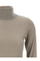 'Sparkling' turtleneck sweater Beige 'Sparkling' turtleneck sweater Beige