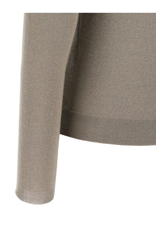 'Sparkling' turtleneck sweater Beige 'Sparkling' turtleneck sweater Beige