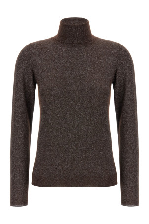 Коричневый свитер с водолазкой BRUNELLO CUCINELLI 'Sparkling' M41800063PC4211 Коричневый свитер с водолазкой BRUNELLO CUCINELLI 'Sparkling' M41800063PC4211