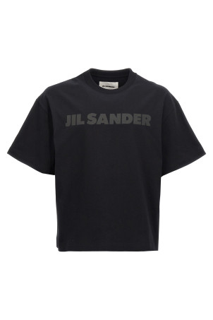 Футболка с принтом логотипа Черный JIL SANDER J03GC0137J20243001 Футболка с принтом логотипа Черный JIL SANDER J03GC0137J20243001