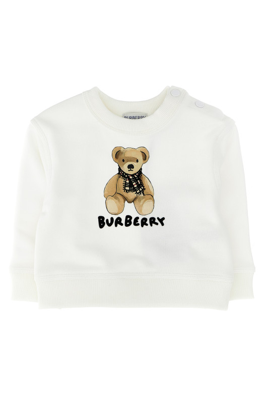 Світшот BURBERRY 'Orsetto Thomas' Білий 8108918WHITE Світшот BURBERRY 'Orsetto Thomas' Білий 8108918WHITE