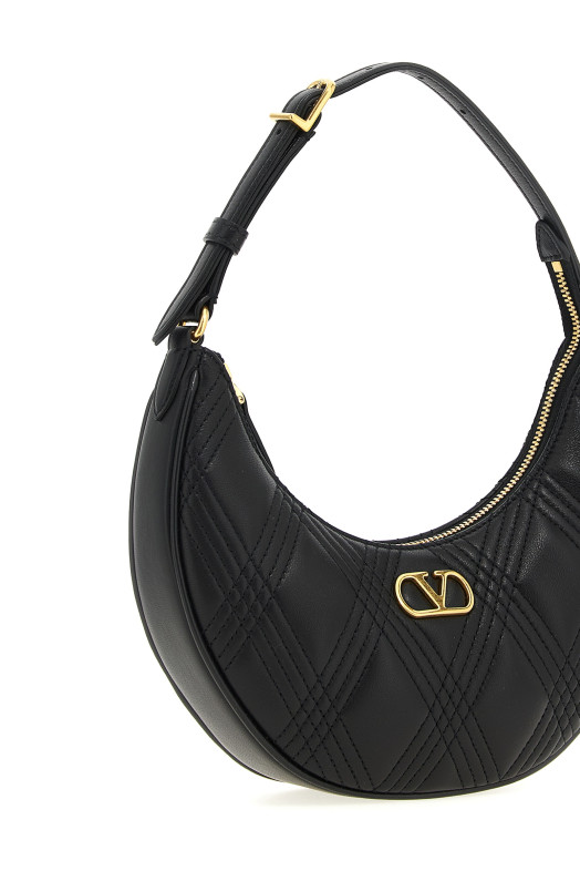 Valentino Garavani 'Quiltie 67'mini shoulder bag Black Valentino Garavani 'Quiltie 67'mini shoulder bag Black