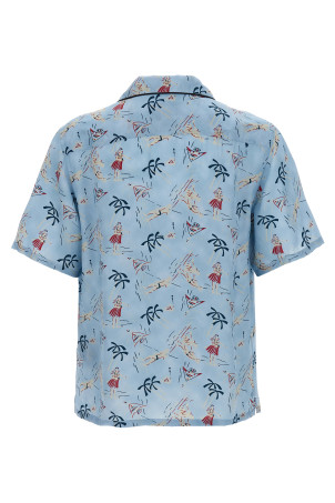 Рубашка PRADA 'Hawaii' СИНИЙ UCS524SOOO17OYF0076 Рубашка PRADA 'Hawaii' СИНИЙ UCS524SOOO17OYF0076