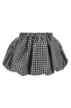 Спідниця GANNI 'Crinkled Check Mini Bubble' Чорна W0465099 Спідниця GANNI 'Crinkled Check Mini Bubble' Чорна W0465099