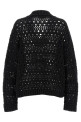 Свитер с V-образным вырезом GANNI 'Black Crochet' Черный K2543099 Свитер с V-образным вырезом GANNI 'Black Crochet' Черный K2543099