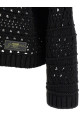 Свитер с V-образным вырезом GANNI 'Black Crochet' Черный K2543099 Свитер с V-образным вырезом GANNI 'Black Crochet' Черный K2543099