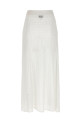 'Shiny Pointelle Knit' skirt White