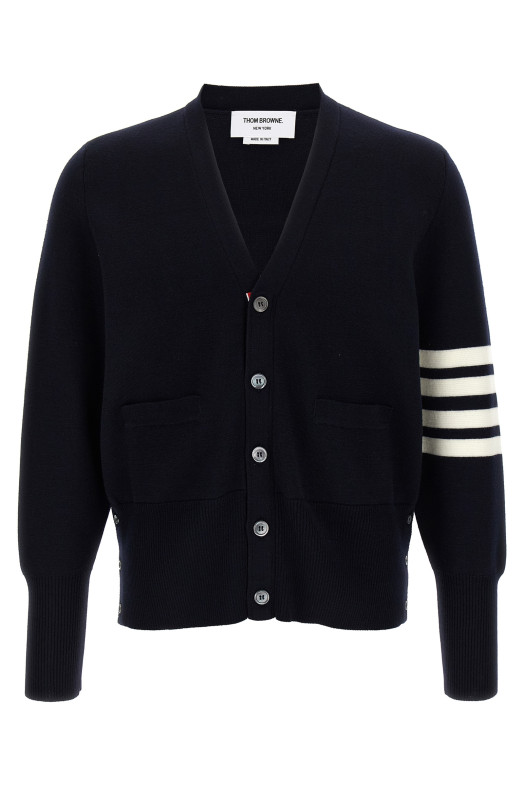 '4-Bar' Wool cardigan Blue '4-Bar' Wool cardigan Blue