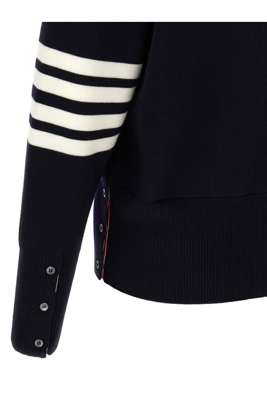 '4-Bar' Wool cardigan Blue '4-Bar' Wool cardigan Blue