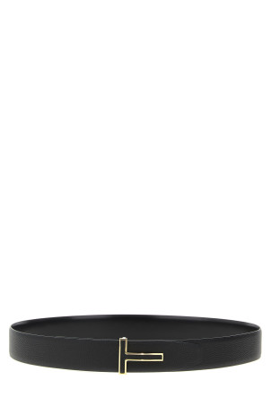 Logo buckle reversible belt Black Logo buckle reversible belt Black