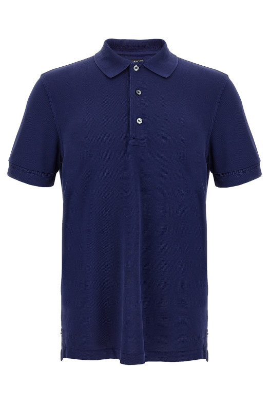 Piqué polo shirt Blue Piqué polo shirt Blue
