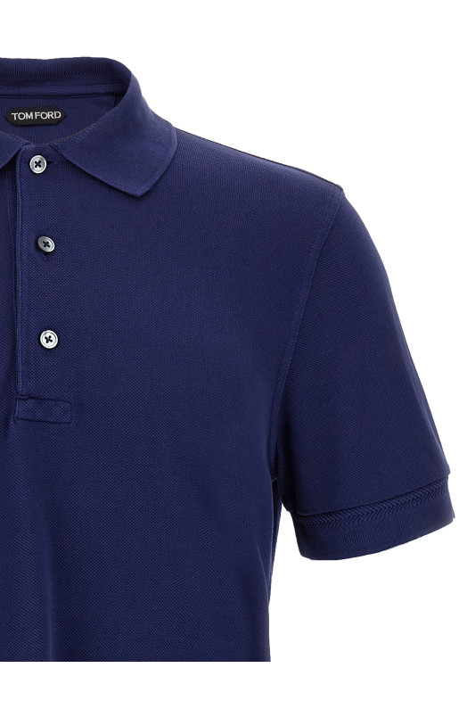 Piqué polo shirt Blue Piqué polo shirt Blue