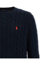 Бавовняний плетений светр Синій POLO RALPH LAUREN 710775885001 Бавовняний плетений светр Синій POLO RALPH LAUREN 710775885001