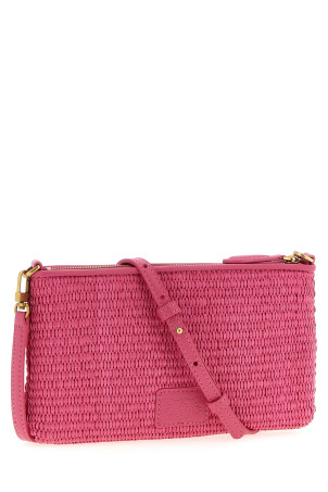 'Horizontal' mini crossbody bag Fuchsia
