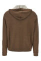 Худі BRUNELLO CUCINELLI 'Precious Zipper Pull' Коричневий MP828SB806C9122 Худі BRUNELLO CUCINELLI 'Precious Zipper Pull' Коричневий MP828SB806C9122