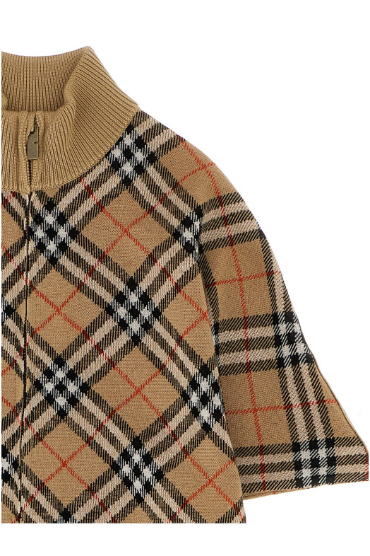 Накидка в клетку Burberry Бежевый 8105823SANDIPCHECK