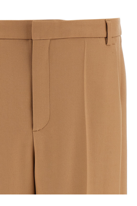 Розкішні вовняні штани Valentino Garavani Бежеві V3RBJ709EB9RN