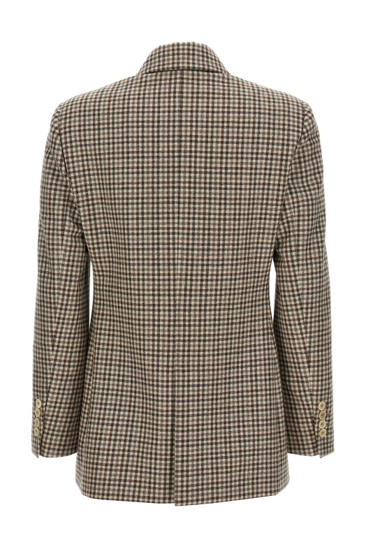 Піджак в клітинку Monile Beige BRUNELLO CUCINELLI MG5237050PC001 Піджак в клітинку Monile Beige BRUNELLO CUCINELLI MG5237050PC001
