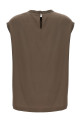 Monile satin T-shirt Brown Monile satin T-shirt Brown