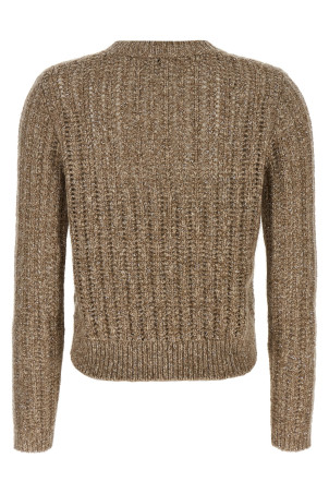 'Rustic Dazzling Net' sweater Beige