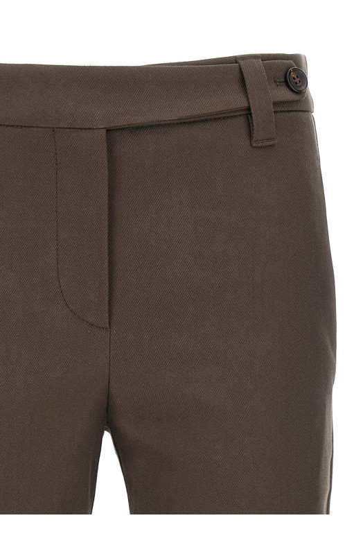 Бавовняні штани Monile Коричневі BRUNELLO CUCINELLI MP126P8703C4222