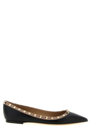 Черные балетки Valentino Garavani 'Rockstud' W2S0403VODN91 Черные балетки Valentino Garavani 'Rockstud' W2S0403VODN91