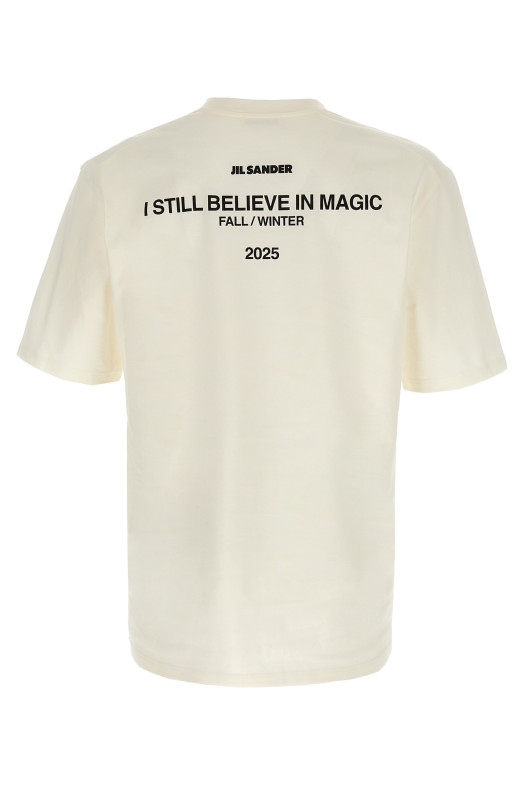 Printed T-shirt White Printed T-shirt White