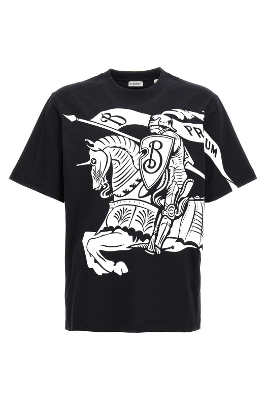 Футболка BURBERRY 'EKD' Черно-серый 8095058BLACK