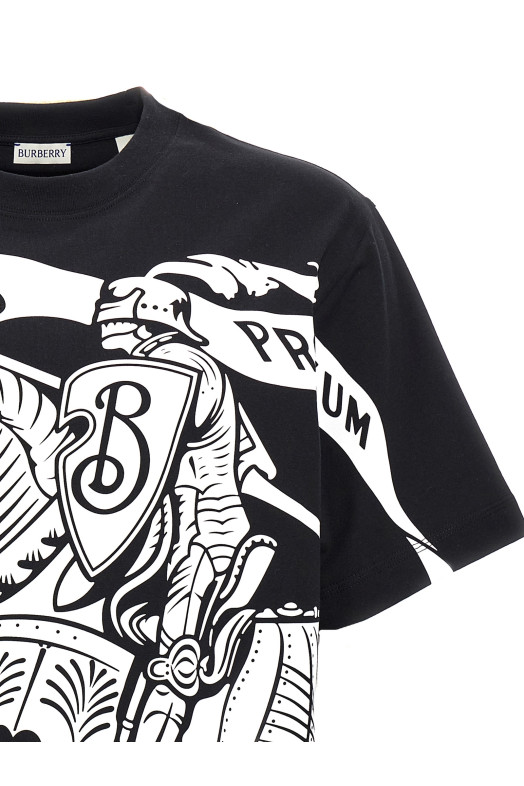 Футболка BURBERRY 'EKD' Черно-серый 8095058BLACK