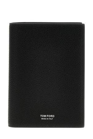 Logo passport holder Black Logo passport holder Black