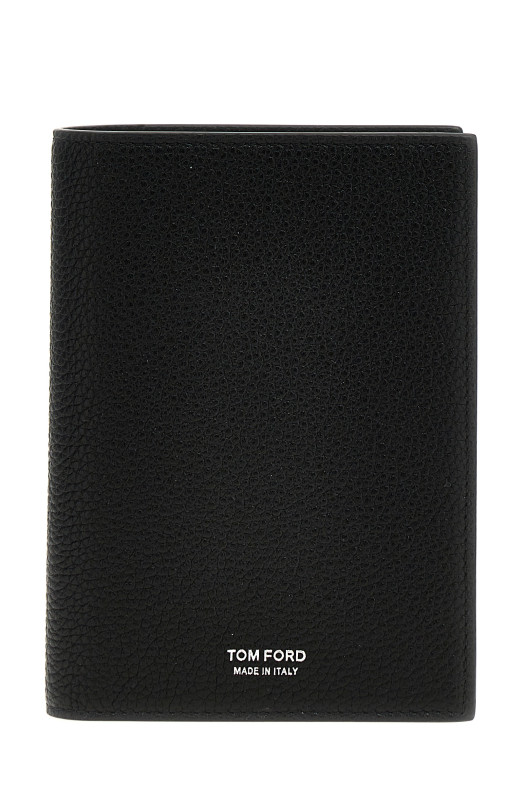 Паспортниця з логотипом Чорний TOM FORD Y0274LCL158S1N001 Паспортниця з логотипом Чорний TOM FORD Y0274LCL158S1N001