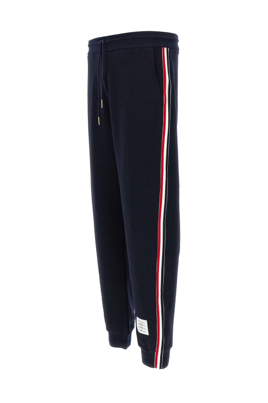 Джоггеры THOM BROWNE 'Classic Loopback Stripe' Синий MJQ066A03377415 Джоггеры THOM BROWNE 'Classic Loopback Stripe' Синий MJQ066A03377415