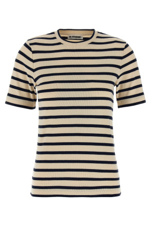 Смугаста футболка Багатобарвна JIL SANDER J40GC0111J46497124 Смугаста футболка Багатобарвна JIL SANDER J40GC0111J46497124