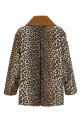 'Leopard Printed Canvas Midi' jacket Brown 'Leopard Printed Canvas Midi' jacket Brown