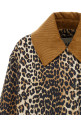 'Leopard Printed Canvas Midi' jacket Brown 'Leopard Printed Canvas Midi' jacket Brown