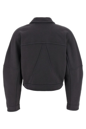 Куртка-бомбер GANNI 'Heavy Terry Jersey' Серый T4358252 Куртка-бомбер GANNI 'Heavy Terry Jersey' Серый T4358252