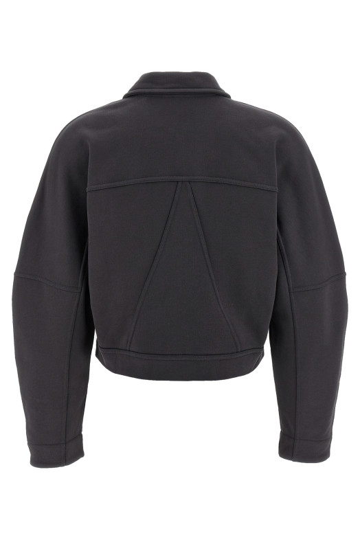 Куртка-бомбер GANNI 'Heavy Terry Jersey' Сірий T4358252 Куртка-бомбер GANNI 'Heavy Terry Jersey' Сірий T4358252