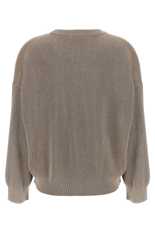 'Sparkling' sweater Beige 'Sparkling' sweater Beige