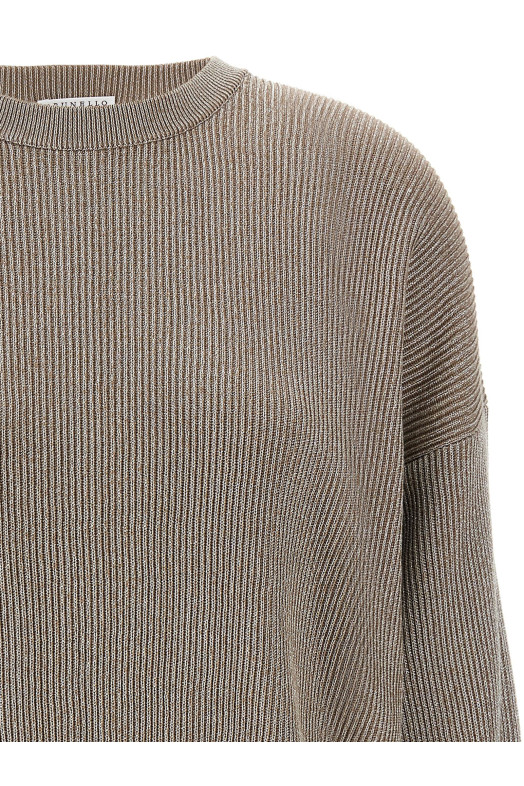 'Sparkling' sweater Beige 'Sparkling' sweater Beige